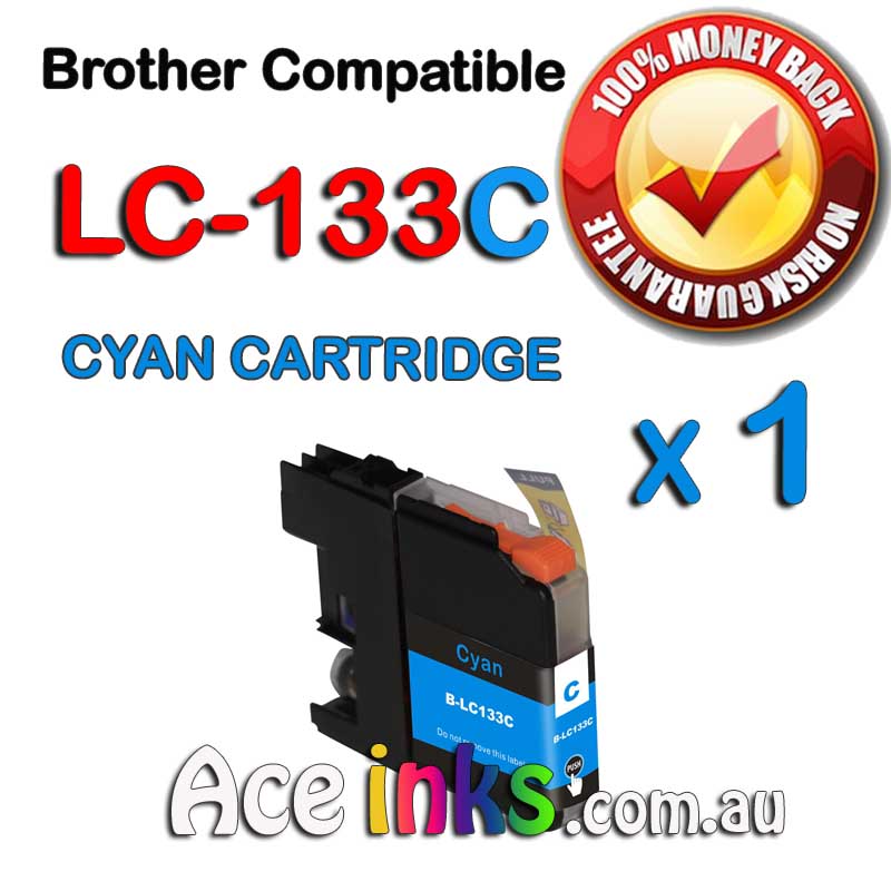 Compatible Brother LC133C CYAN